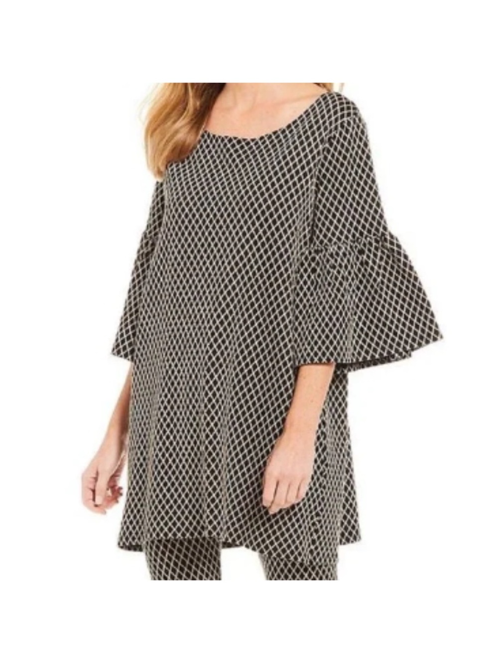 Bryn Walker Diego Tunic Top Lagenlook Size XL Diamond